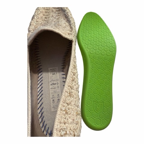 New Rothy's The Lug Texture Loafers in the Snowcap Boucle Color Size 8.5 - Picture 8 of 10